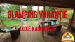 Glamping met luxe accomodaties Luxe glamping vakantie is kamperen op een camping