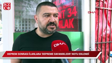 Deprem, ev ilanlarını değiştirdi