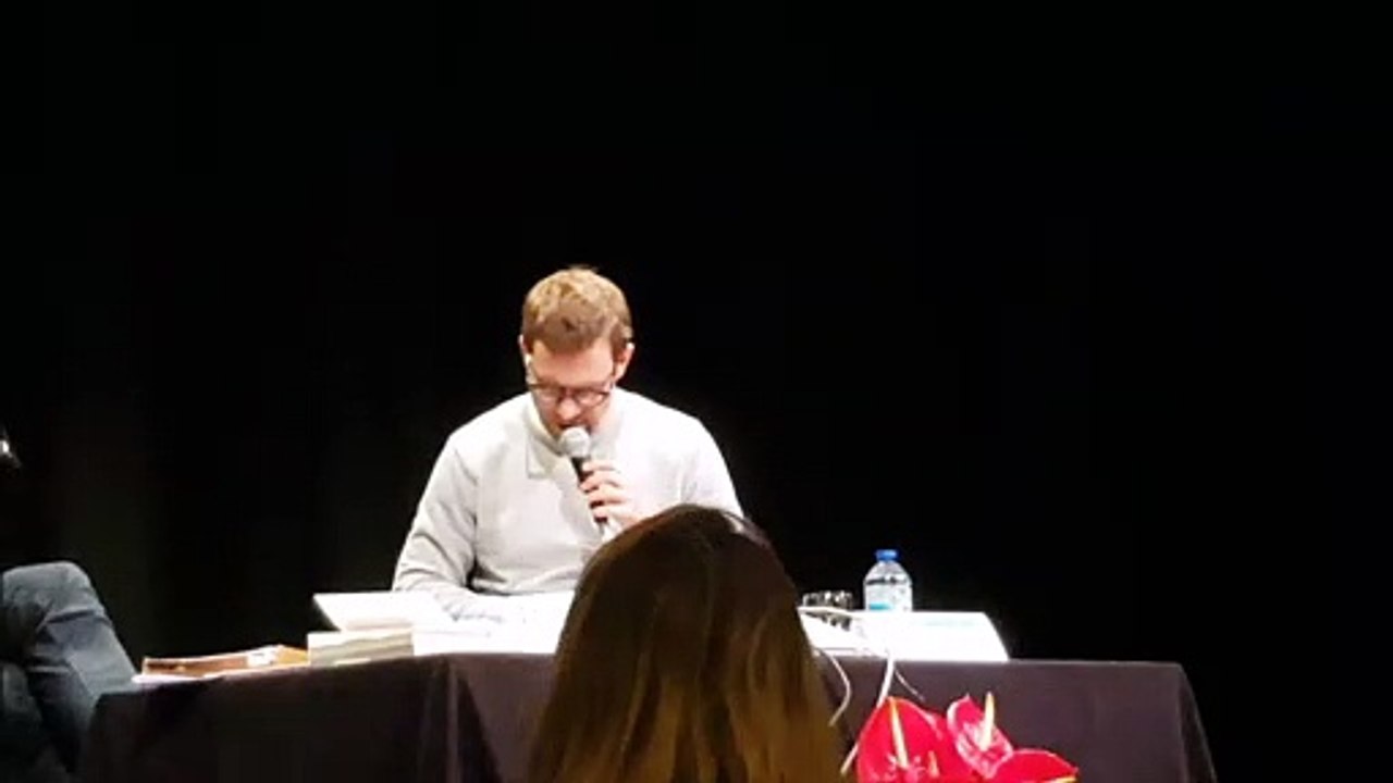 Festival international de géographie de Saint-Dié : Nicolas Mathieu lit un extrait de son livre