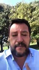 Salvini: "Solidarietà ai poliziotti uccisi" (05.10.19)