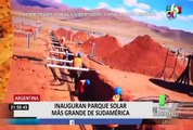 Argentina: inauguran el parque solar más grande de Sudamérica