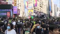 Hong Kong : les manifestations continuent après une nuit d'affrontements