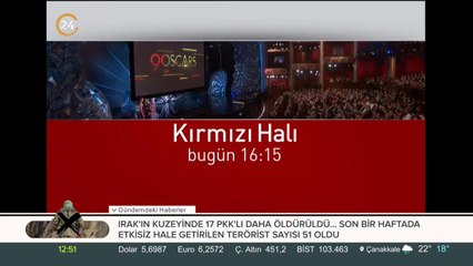 Kırmızı Halı bugün 16.15'te 24 TV'de