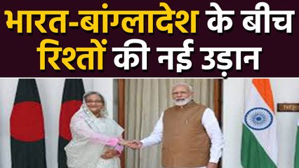 PM Modi ने Sheikh Hasina से की मुलाकात,three projects की मिली सौगात | वनइंडिया हिंदी