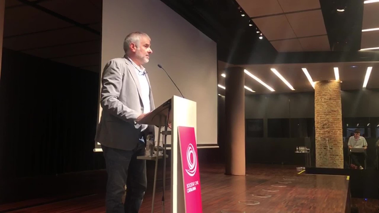 Carrizosa (Cs) en el acto de SCC 'Rompimos el silencio, cambiamos la historia'