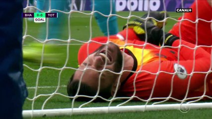La terrible blessure d'Hugo Lloris contre Brighton