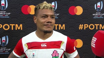 Lomano Lemeki wins Player of the Match for Japan