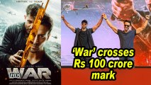 Hrithik, Tiger's 'War' crosses Rs 100 crore-mark