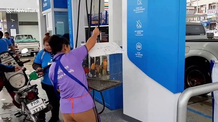 Buildings damaged when storm hits central Thailand