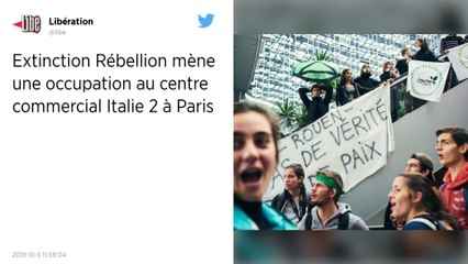 Climat. Extinction Rebellion investit un centre commercial à Paris
