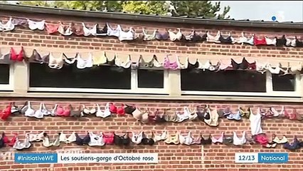 Cancer du sein : des soutiens-gorge dans les rues pour sensibiliser et inciter au dépistage