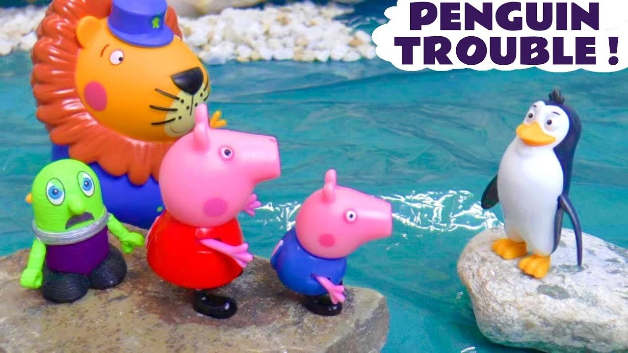 Peppa Pig Penguin Trouble Hide and Seek Challenge with Funny Funlings in this Toy Story Peppa Pig Full Episode English