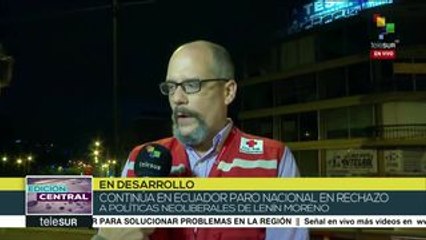 Ecuatorianos exigen respeto al derecho a la protesta social