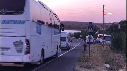 Şanlıurfa'da jandarma otobüsü kaza yaptı: 16 asker yaralı