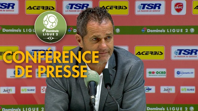 Conférence de presse Valenciennes FC - Grenoble Foot 38 (0-2) : Olivier GUEGAN (VAFC) - Philippe HINSCHBERGER (GF38) - 2019/2020