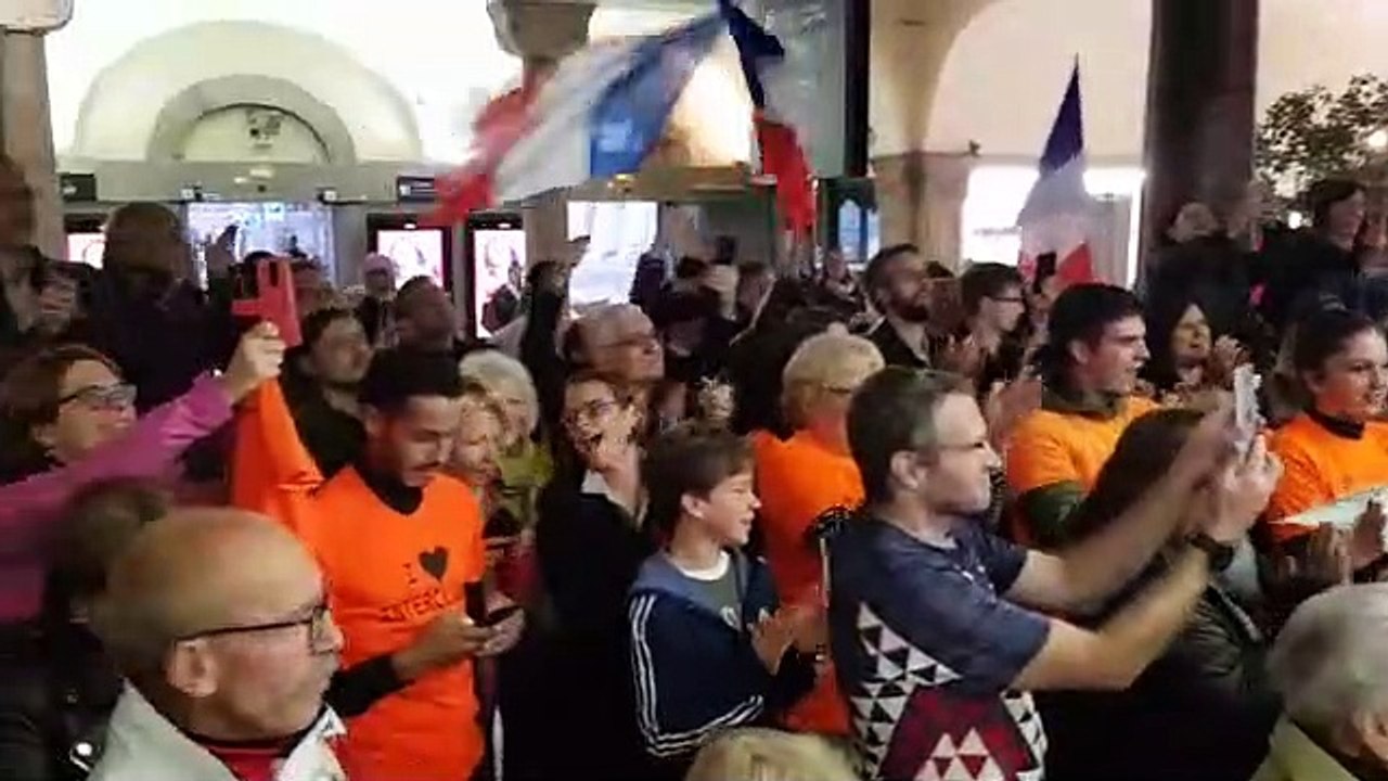 Les premiers mots du médaillé mondial Quentin Bigot devant ses supporters à Metz
