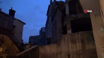 Beyoğlu'nda 4 katlı metruk binada çökme