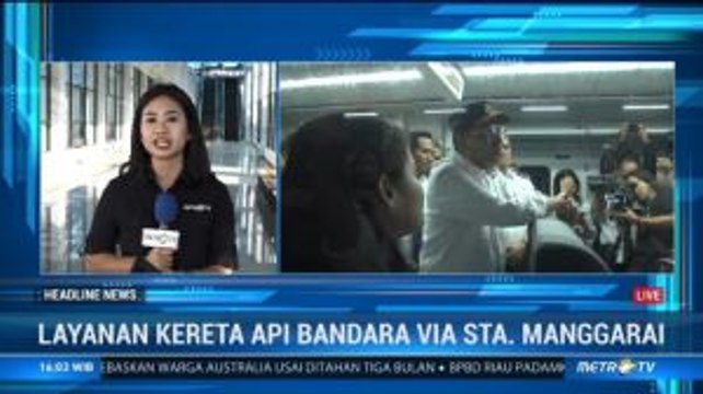 Layanan Kereta Api Bandara via Stasiun Manggarai Beroperasi Hari Ini