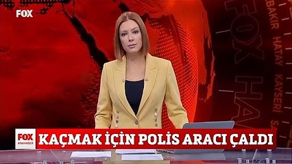 Polis aracını çalan hırsız ile polis kovalamacası çölde son buldu