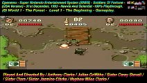 ⛪️   Openemu - Super Nintendo Entertainment System (SNES) - Soldiers Of Fortune (USA Verson) - World 1 - 100% Playthrough - Navvie And Scientist - 31st December, 1993  ⛪️