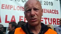 Jean Luc Benacchio, CFDT, inquiet sur l'avenir d'Alpine Aluminium