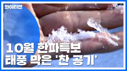 최강 태풍 '하기비스' 한반도로 오지 못하는 이유 / YTN