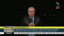 teleSUR Noticias: Pdte Moreno asegura no dará marcha atrás a paquetazo