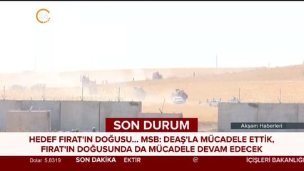 Milli Savunma Bakanlığı'ndan Fırat'ın doğusu açıklaması
