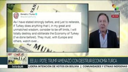 EE.UU.: Trump amenaza con destruir la economía de Turquía