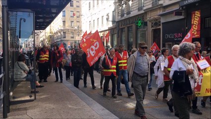 Grève pour les retraites à Lyon (8 octobre 2019)