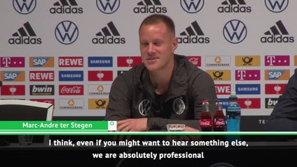 下载视频: Ter Stegen relaxed about Neuer competition