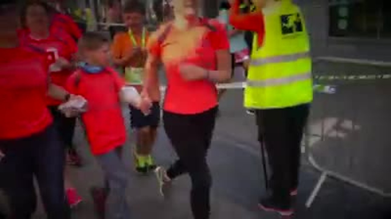 Au semi-marathon de Nivelles, Lysandre a fini la course loin de sa joëlette
