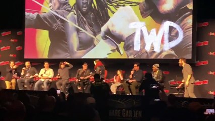 Lauren Cohan no painel de The Walking Dead na NYCC2019