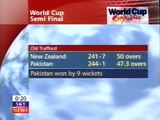 Cricket World Cup 1999 - Pakistan v New Zealand  Semi Final