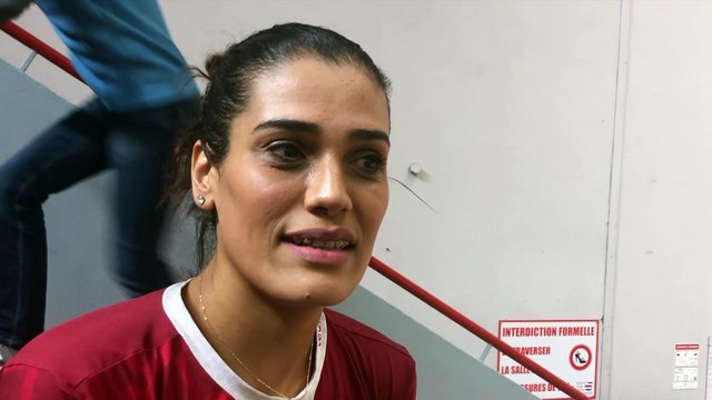 Volley-ball (Elite féminine) - Réaction de Nihel El Ghoul après la victoire de Saint-Dié contre Saint-Laurent-du-Var