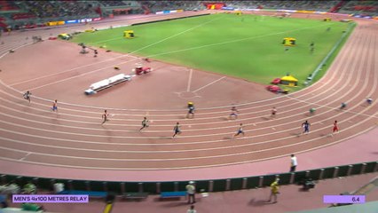 下载视频: USA take gold in the men's 4x100m relay