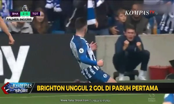 Brighton VS Spurs : Spurs Dipecundangi Brighton 3-0