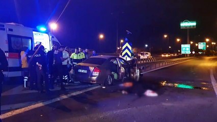 TEM'de trafik kazası: 2 ölü, 3 yaralı - İSTANBUL