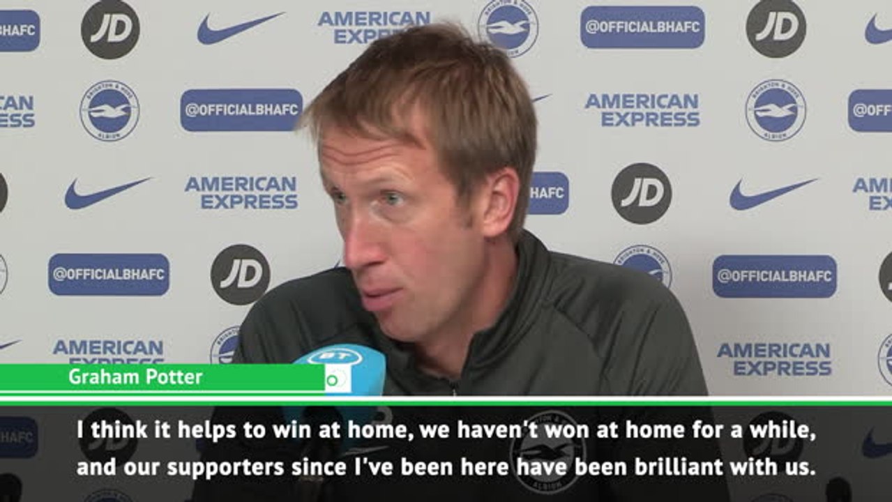 Brighton will have to fight for every point - Potter