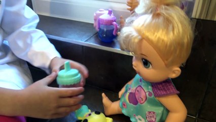 Doutora Brinquedos - Rotina das minhas  Baby Alive Irmãzinhas  -  Bebês Conhecendo as Cores