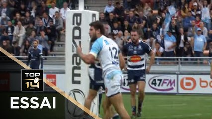 TOP 14 - Essai Peyo MUSCARDITZ 1 (AB) - Agen - Bayonne - J6 - Saison 2019/2020