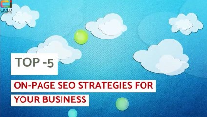 Top 5 on-Page SEO Strategies
