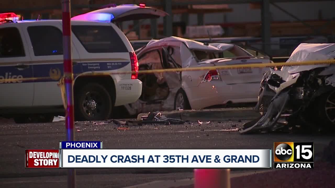 Authorities investigating deadly crash in west Phoenix