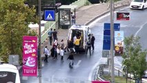 Halıcıoğlu'nda metrobüs kazası