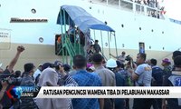 Kondisi Ratusan Pengungsi Wamena Tiba di Pelabuhan Makassar