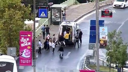 Halıcıoğlu'nda metrobüs kazası: Yaralılar var