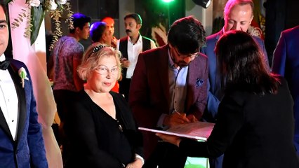 Eski bakanlardan İmren Aykut, Bodrum'da nikah şahitliği yaptı - MUĞLA