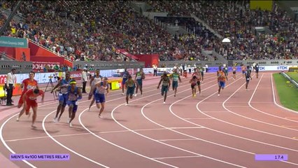 Highlights - AS dan Jamaika raih medali emas dalam estafet 4x100 meter