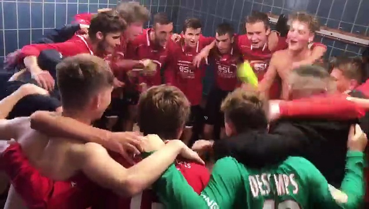 Cri de guerre des U18 victoire contre St adresse 4-1