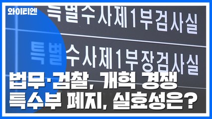 '뜨거운 감자' 특수부 폐지...실효성은 의문 / YTN